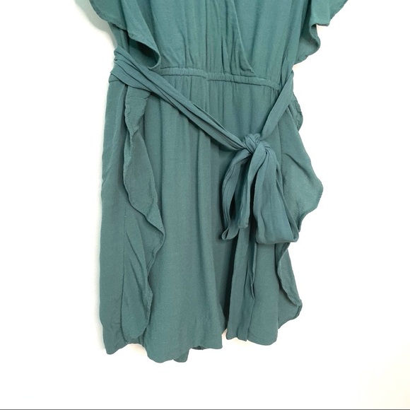 H&M | Green Ruffle Romper - Picture 5 of 10